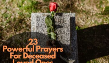 Prayers For Deceased Loved Ones