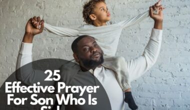 Prayer For Son Who Is Sick