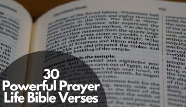 Prayer Life Bible Verses