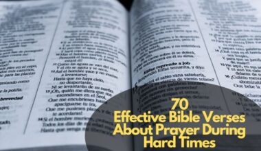 Bible Verses About Prayer During Hard Times