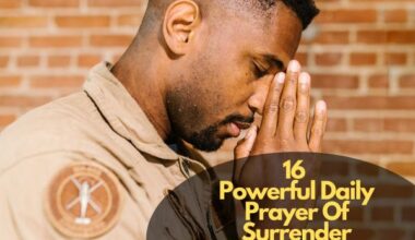 Daily Prayer Of Surrender