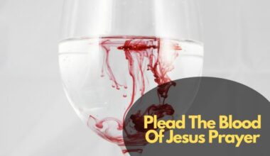 Plead The Blood Of Jesus Prayer