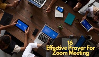 Prayer For Zoom Meeting