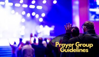 Prayer Group Guidelines