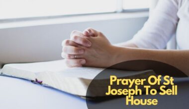 Prayer Of St Joseph To Sell House