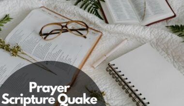 Prayer Scripture Quake