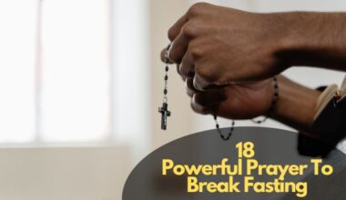 Prayer To Break Fasting