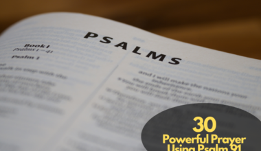 Prayer Using Psalm 91
