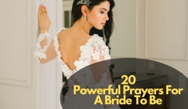 Prayers For A Bride To Be