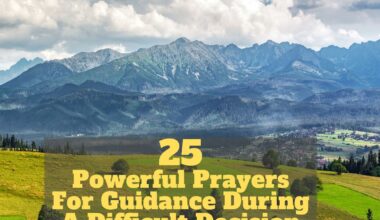 Prayers For Guidance During A Difficult Decision