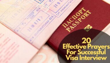 Prayers For Successful Visa Interview