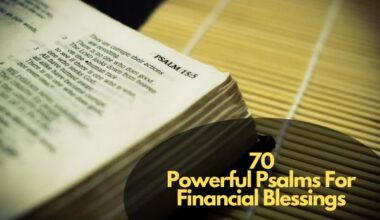 Psalms For Financial Blessings