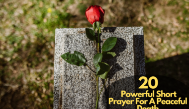 Short Prayer For A Peaceful Death