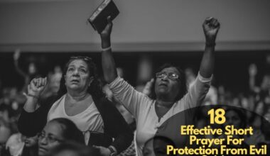 Short Prayer For Protection From Evil Spirits
