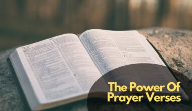 The Power Of Prayer Verses