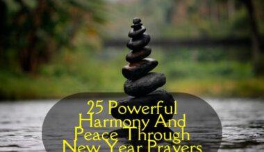 Harmony And Peace Through New Year Prayers