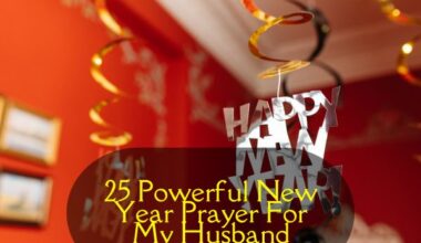 New Year Prayer For My Husband