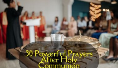 Prayers After Holy Communion