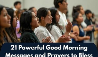 21 Powerful Good Morning Messages and Prayers to Bless My Wife