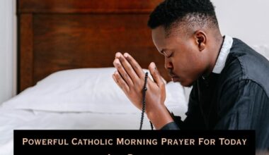Catholic Morning Prayers For Today