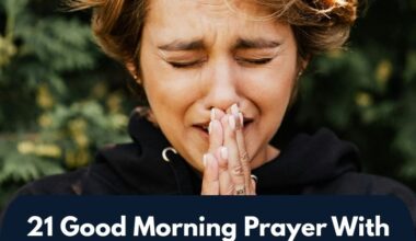 21 Good Morning Prayer With Bible Verse